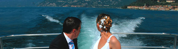 couple on boat image